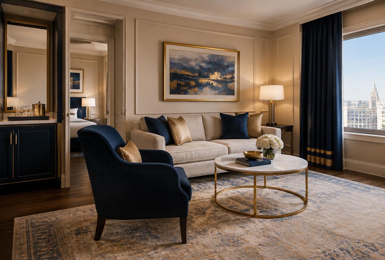 Apartamento com Sala de Estar do Primum Palace Hotel em Dracena
